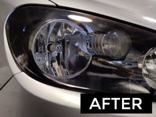 VW Golf Headlight Restoration After